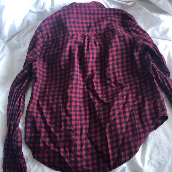 BOGO F21 Classic Red and Black Checkered Flannel - Picture 6 of 6
